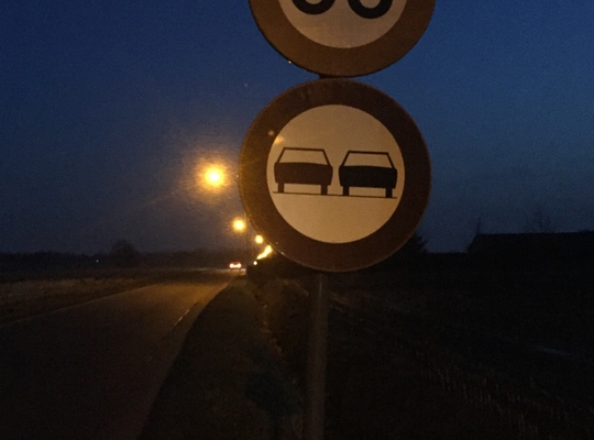 Inhaalverbod Moerstraat Inhaalverbod Moerstraat